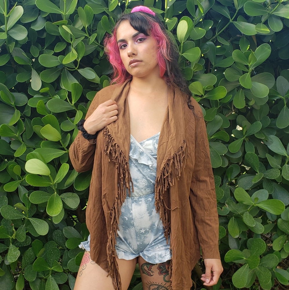 🐴Faux🐎Suede🐎Fringe🐎Jacket🐴
